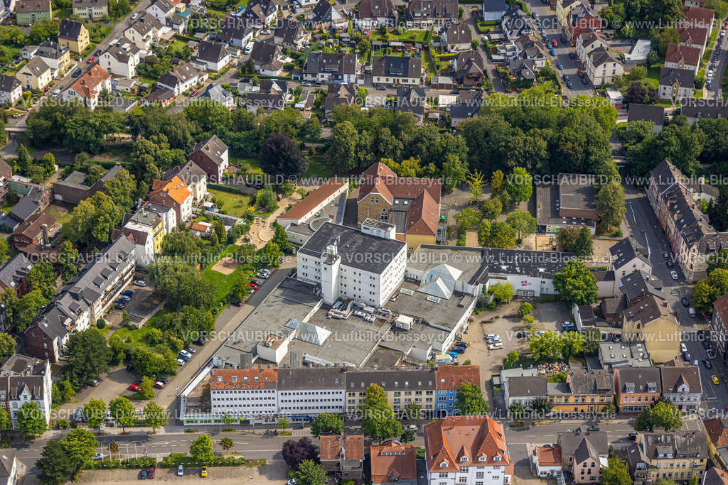 Witten250804730 | Luftbild, Jobcenter EN Regionalstelle Witten/Wetter/Herdecke - Außenstelle Witten, Erlenschule Witten und Wohngebiet Annen, Annen, Witten, Ruhrgebiet, Nordrhein-Westfalen, Deutschland
