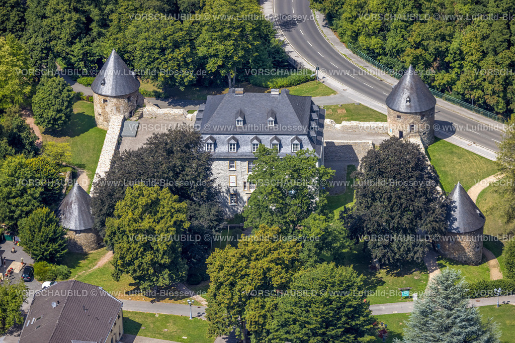 Velbert220803401Neviges | Luftbild, Schloss Hardenberg, Neviges, Velbert, Ruhrgebiet, Nordrhein-Westfalen, Deutschland