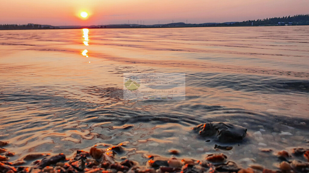 Sonnenuntergang am Förmitzspeicher | Impressionen rund um Hochfranken - Frankenwald - Fichtelgebirge - Realisiert mit Pictrs.com