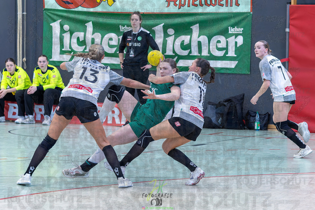 Jugendbundesliga wJA, Pokalrunde, HSG Kleenheim/Langgöns - Frisch Auf Göppingen | Jugendbundesliga wJA, Pokalrunde, HSG Kleenheim/Langgöns - Frisch Auf Göppingen am 28.02.2026 in Oberkleen (Weidig-Halle)Photo © 2026 - Jörg Heinrich - Realisiert mit Pictrs.com