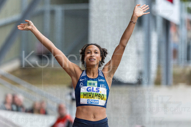 Deutsche Leichtathletik-Meisterschaften; Bochum-Wattenscheid, 26.07.2026 | Malaika Mihambo (LG Kurpfalz) im Weitsprung-Finale der Frauen; Deutsche Leichtathletik-Meisterschaften am 26.07.2026 im Lorheide-Stadion, Bochum-Wattenscheid (Nordrhein-Westfalen).