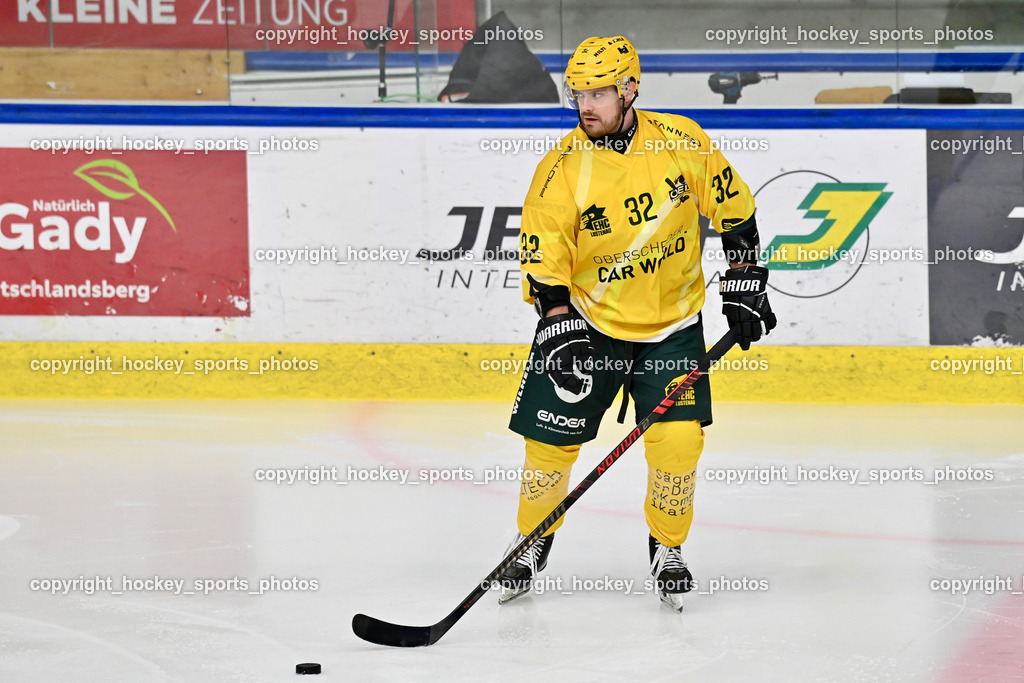 ATSE Graz vs. EHC Lustenau | #32 Stefan Daniel EHC Lustenau, ATSE Graz vs. EHC Lustenau, ATSE Graz vs. EHC Lustenau am 14.02.2026 in Graz (Merkur Eishalle ), Austria, (Photo by Bernd Stefan)