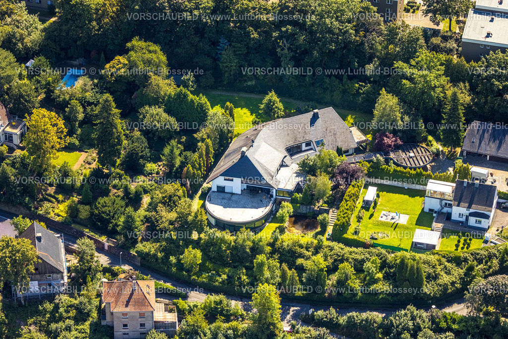 Witten230800733 | Luftbild, Villa Wohnhaus, Am Schumacher, Ostherbede, Witten, Ruhrgebiet, Nordrhein-Westfalen, Deutschland
