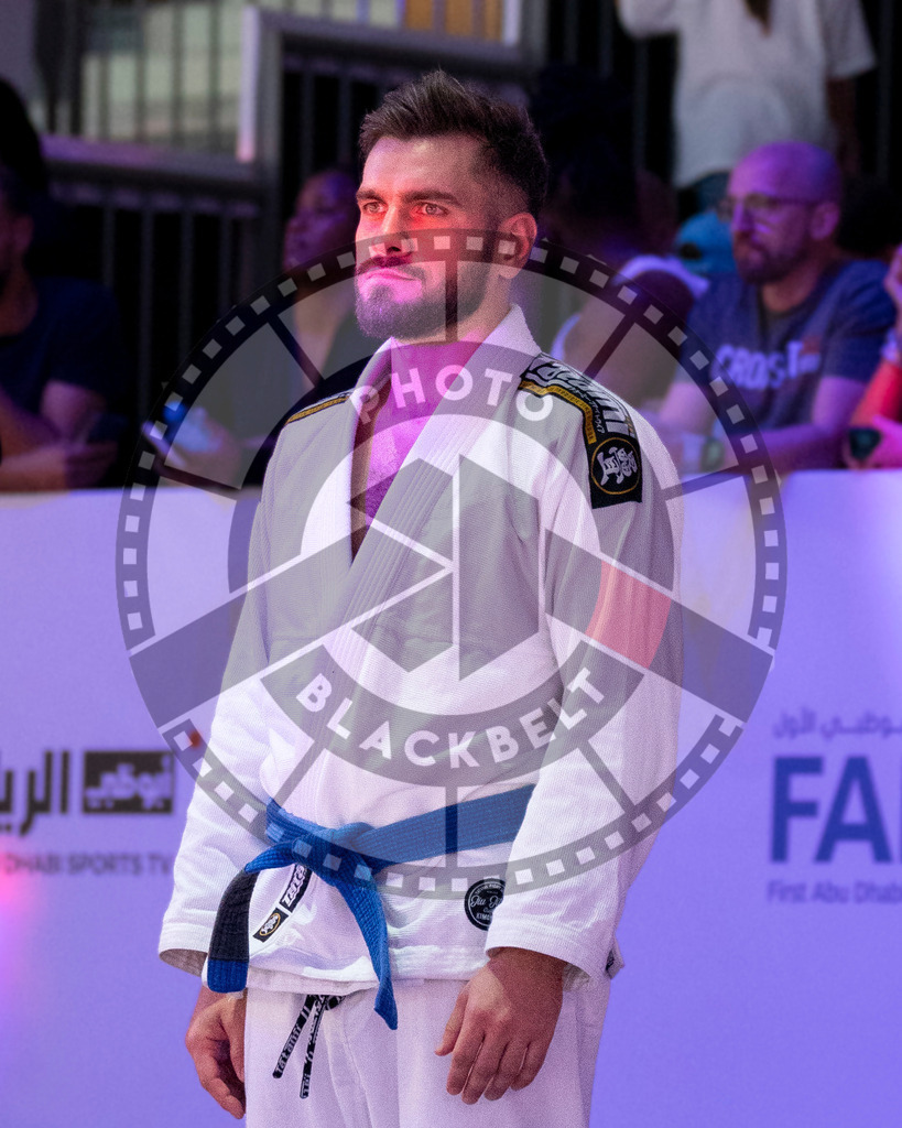 20231106PBB1125 | Fighters compete during the AJP World Master Championship in the Mubadala Arena in Abu Dhabi, Arab United Emirates, on November 6, 2023.