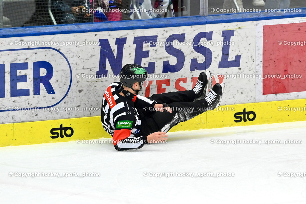 EC IDM Wärmepumpen VSV vs. Pioneers Vorarlberg | Hronsky Tomas Referee, EC IDM Wärmepumpen VSV vs. Pioneers Vorarlberg, EC IDM Wärmepumpen VSV vs. Pioneers Vorarlberg am 14.12.2024 in Villach (Stadthalle Villach), Austria, (Photo by Bernd Stefan)