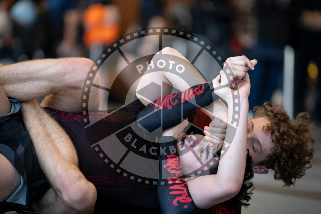 20240309PBB6131 | Fighters compete during the International Luta Livre (ILLCS) Spring Championship in Hannover, Germany, on March 9, 2024.