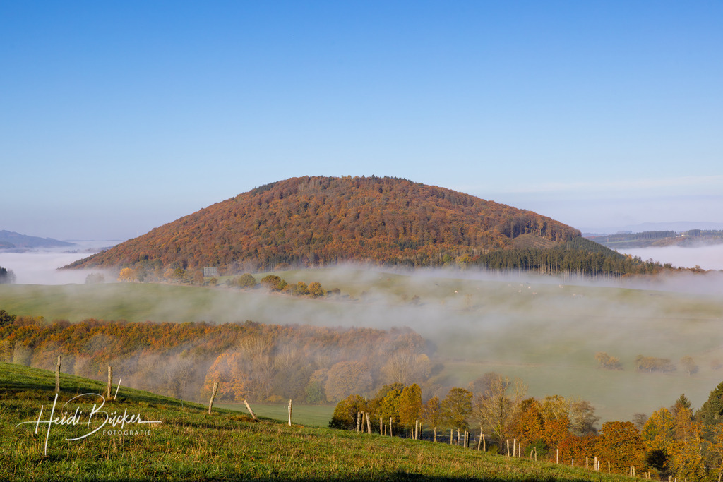 Der Wilzenberg von Nebel umhüllt | Der Wilzenberg von Nebel umhüllt - Realisiert mit Pictrs.com