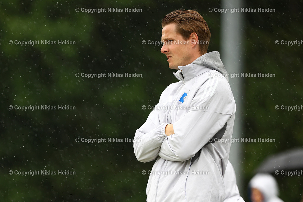 NH_BillstedtCup2025_Turnier_12072025 | Lukas Anderer (Trainer, Hamburger SV U21)Fußball I Herren I Billstedt Cup 2025 I Saison 2025-2026  I Finale I FC Eintracht Norderstedt - Hamburger SV U21 I 12.07.2025 I Öjendorfer Weg