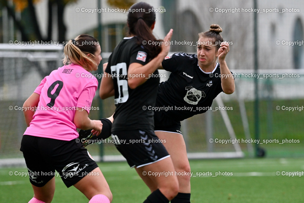 Liwodruck Carinthians Hornets vs. FC Pingau Saalfelden Frauen 29.10.2023  | #9 Nina Mele, #22 Amber May Huff