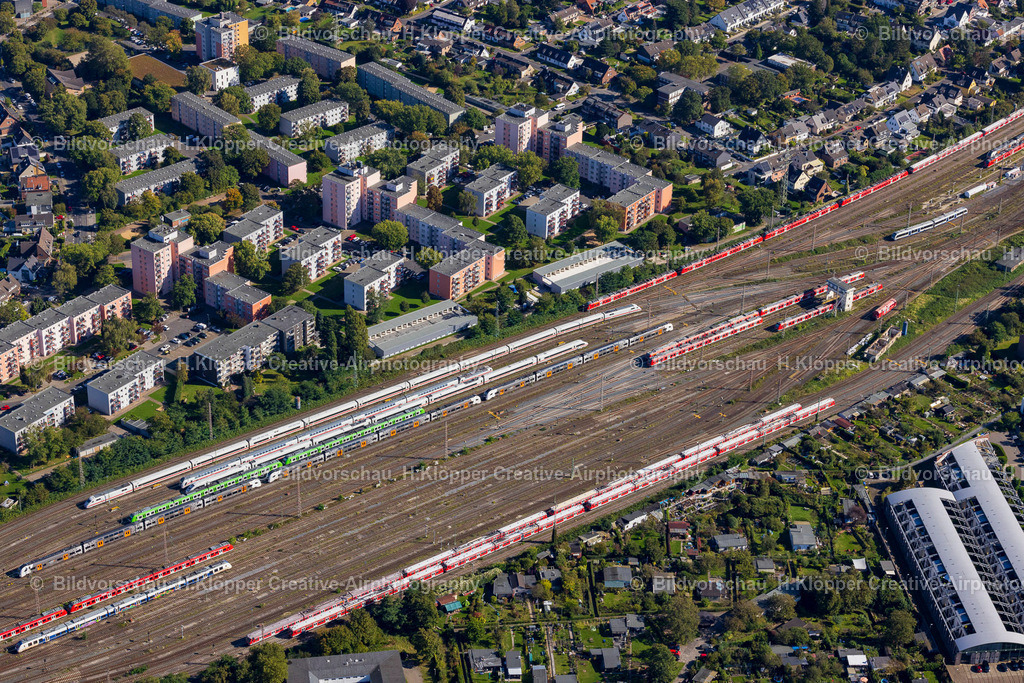 Luftbilder Düsseldorf-Glasmacher-Viertel-5101 | Luftbilder Düsseldorf Gleisanlagen Glasmacher Viertel - Realisiert mit Pictrs.com