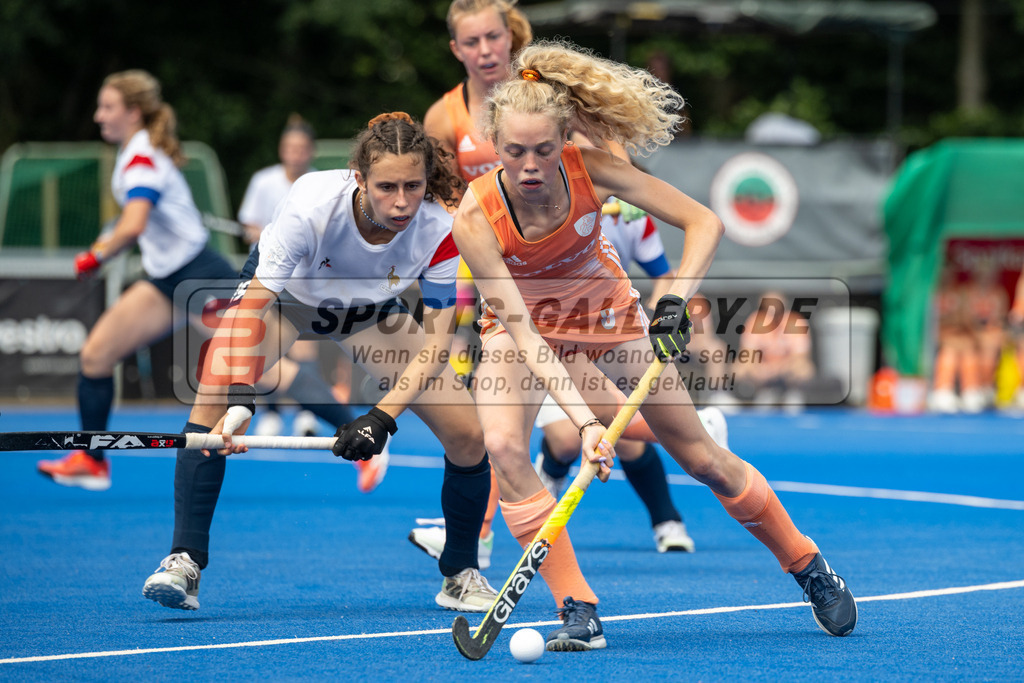 SFE_20230715_0367 | EuroHockey EM U18 Girls France vs Netherlands am 15.07.2023 in Krefeld (Gerd-Wellen-Hockeyanlage), Photo: Stephan Fehrmann 2023 (Sports-Gallery)
