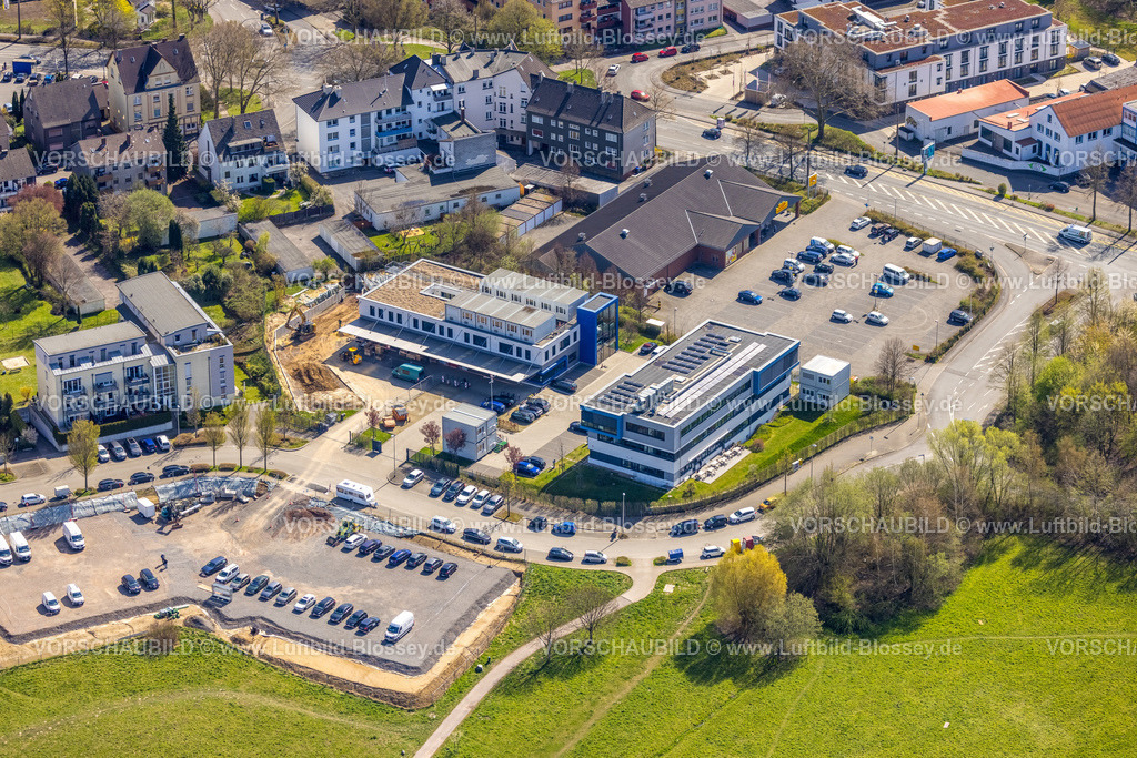 Witten220401101 | Luftbild, Netto Supermarkt und Firmengelände Dr. Spang Ingenieurgesellschaft Rosi-Wolfstein-Straße Ecke Goethestraße, Annen, Witten, Ruhrgebiet, Nordrhein-Westfalen, Deutschland