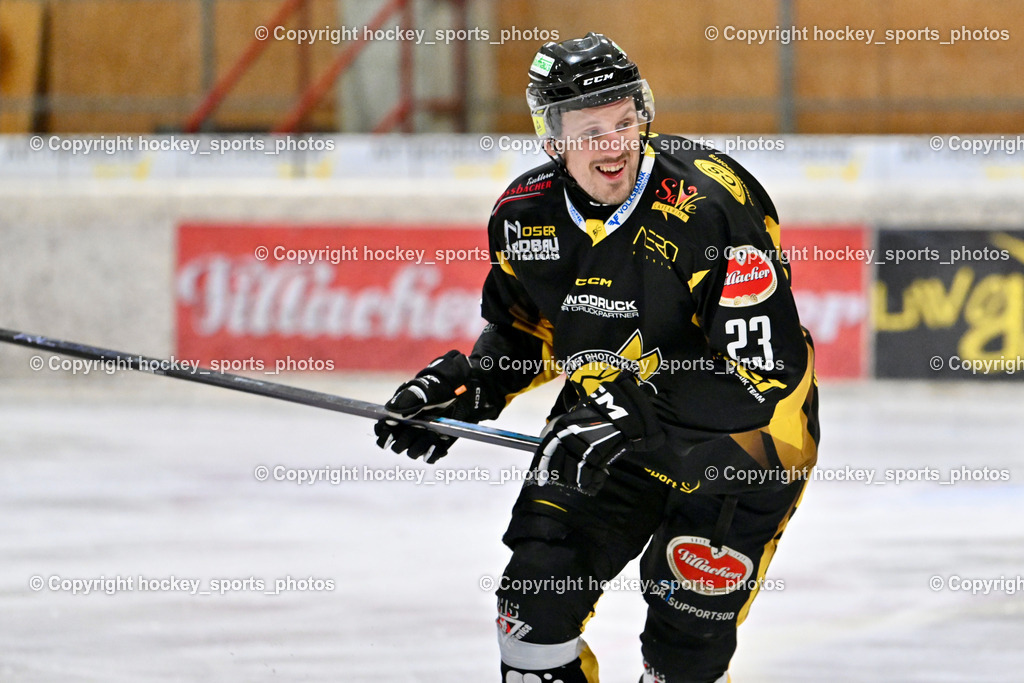 MET PHOTOVOLTAIK HORNETS SPITTAL vs. 1. EHC ALTHOFEN | #23 Sodja Urban EC Hornets Spittal, MET PHOTOVOLTAIK HORNETS SPITTAL vs. 1. EHC ALTHOFEN, MET PHOTOVOLTAIK HORNETS SPITTAL vs. 1. EHC ALTHOFEN am 10.01.2026 in Spittal an der Drau (Eissportzentrum Spittal), Austria, (Photo by Bernd Stefan)