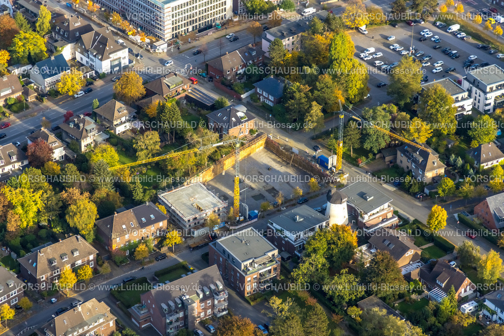Bottrop221006069 | Luftbild, Baustelle und Neubau An Luggesmühle Ecke Sterkrader Straße, Süd-West, Bottrop, Ruhrgebiet, Nordrhein-Westfalen, Deutschland