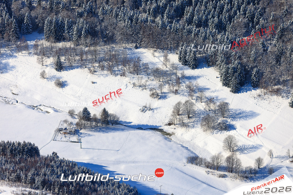 Die Luftaufnahme der Stadt Frankenblick wurde vom UL-Flugzeug heraus erstellt ( keine Drohne )- hohe Auflösung für beste Qualität