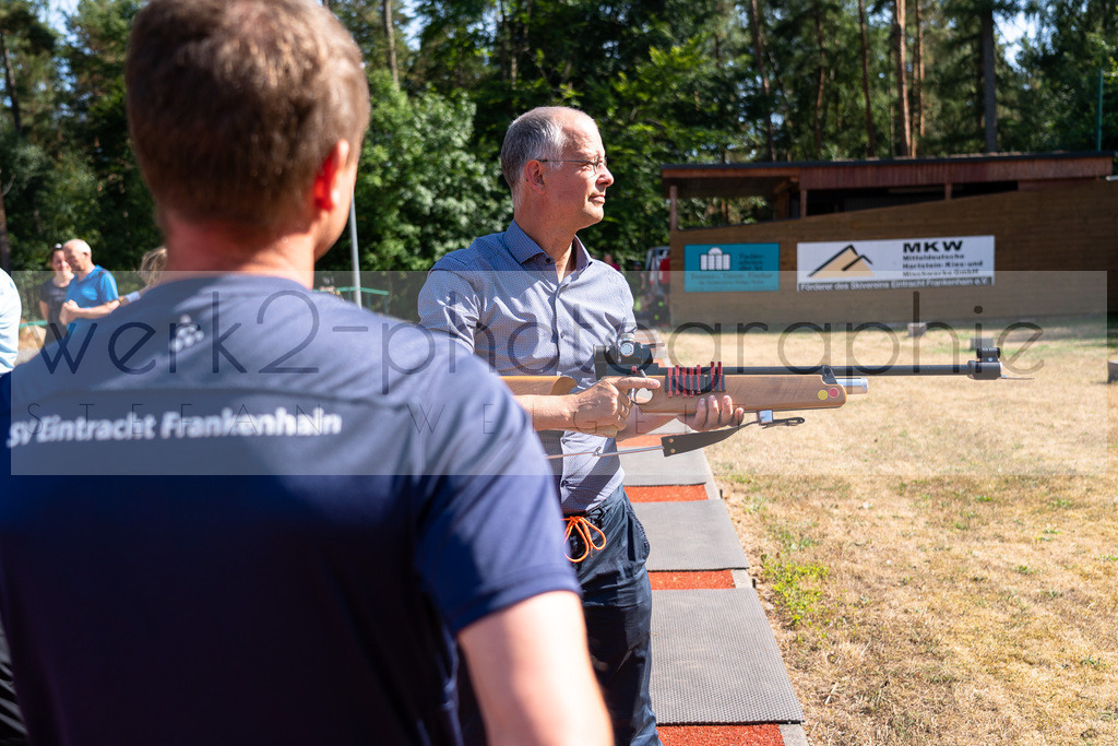 Training Frankenhain | Training Frankenhain am 11. August 2022 mit Ministerbesuch