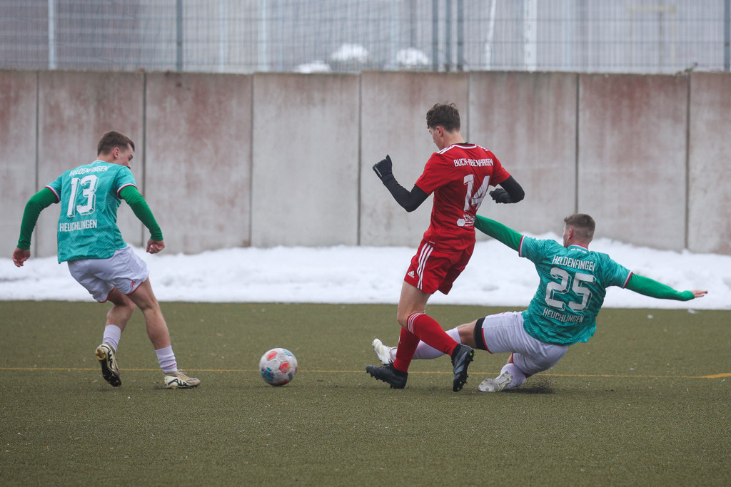 Heldenfingen-Buch_260131_8386 | SG Heldenfingen/Heuchlingen vs. TSV Buch, Fußball, Herren, Freundschaftsspiel, 2025/2026, 31.01.2026 in Söhnstetten, Kunstrasenplatz (Foto: Michael Bulling) - Realisiert mit Pictrs.com