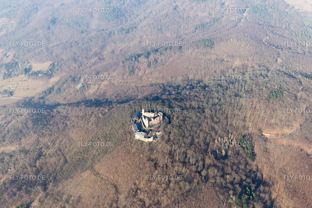 Auerbach, Schloß Auerbach, | Luftbild: Auerbach, Schloß Auerbach, im Ortsteil Auerbach in Bensheim im Bundesland Hessen in Deutschland. Foto: IMG_096723.jpg vom 15.02.2017 durch Werner Riehm/FLY-FOTO.de - Realisiert mit Pictrs.com