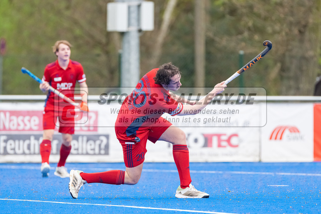 HK_20230422_107135 | 1. Bundesliga Herren Crefelder HTC - Düsseldorfer HC am 22.4.2023 Krefelder HTC ( CHTC ), Krefeld , Schütze Fabio ( Düsseldorfer HC #20 )