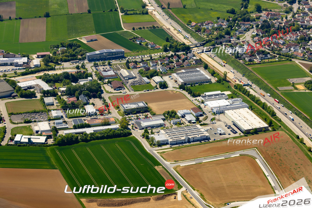 Luftaufnahme von  Lenting - Die Luftaufnahme wurde 2025 vom UL-Flugzeug heraus erstellt ( keine Drohne ) - Hochauflösende Luftaufnahme - für professionelle Ausdrucke geeignet. Die Geschenkidee !Mit Lizenz und Bildrechte bestellbar