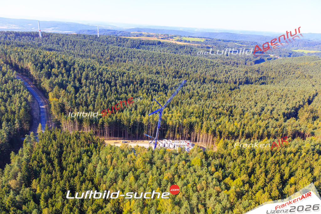 Die Luftaufnahme Windpark -  wurde vom UL-Flugzeug (keine Drohne) aus fotografiert.Hohe Druck- Auflösung-die Geschenkidee!