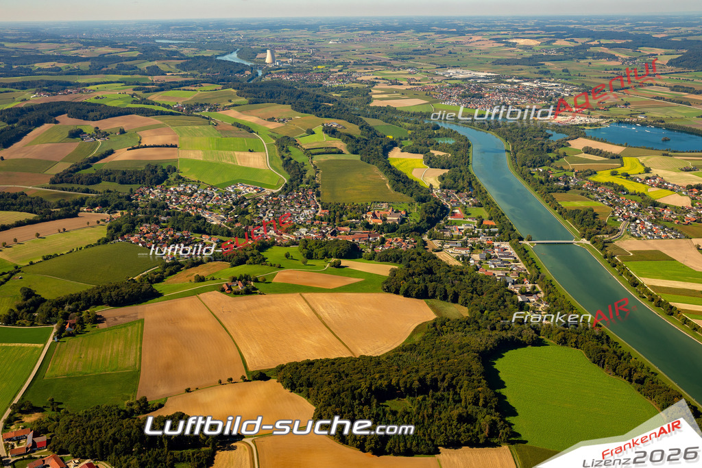 Das Luftbild zeigt :  Niederviehbach - Die Luftaufnahme wurde 2023 vom UL-Flugzeug aus erstellt ( keine Drohne ) - Hochauflösende Luftaufnahme - Für grossformatige Ausdrucke geeignet. Die Geschenkidee !Mit Lizenz und Bildrechte bestellbar