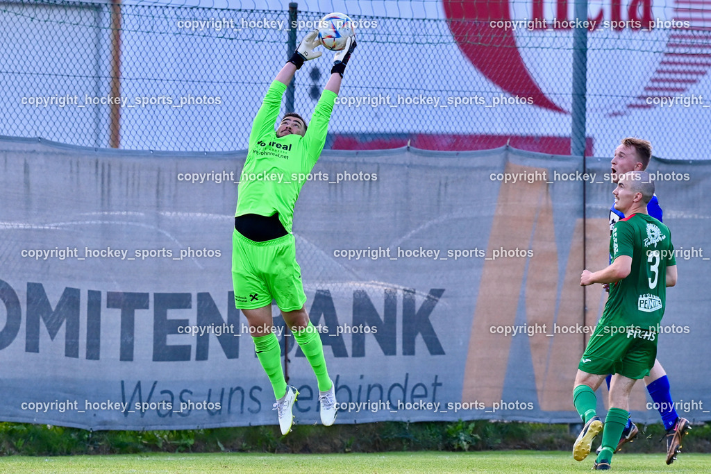 FC Gmünd vs. Union Matrei 19.8.2023 | #22 Alexander Andreas Stranner, #3 Maximilian Kohlmaier, #12 Alexander Wibmer