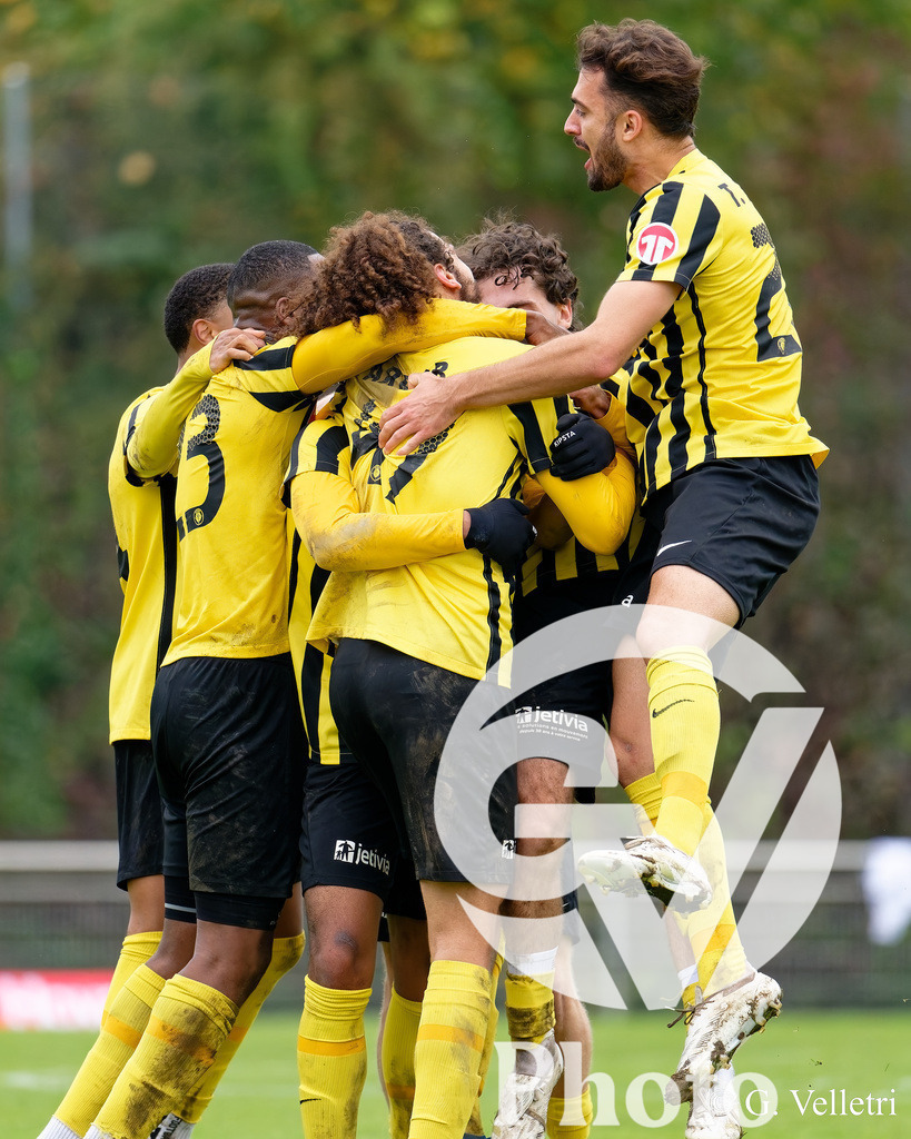 1ère ligue - Meyrin FC - FC Echallens | durant le match de 1ère ligue entre Meyrin FC et FC Echallens au Stade des arbères à Meyrin, Suisse