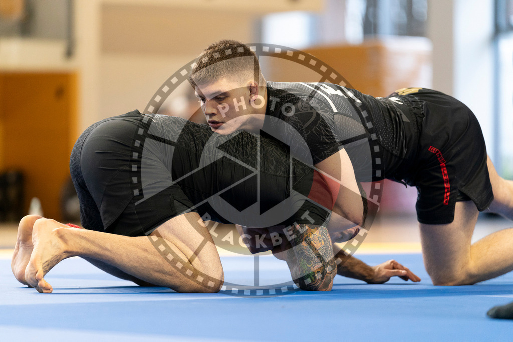 20240316PBB1333 | Athletes compete during the ADCC Eastern European Open grappling Competition in Poznan, Poland, on March 16, 2024.