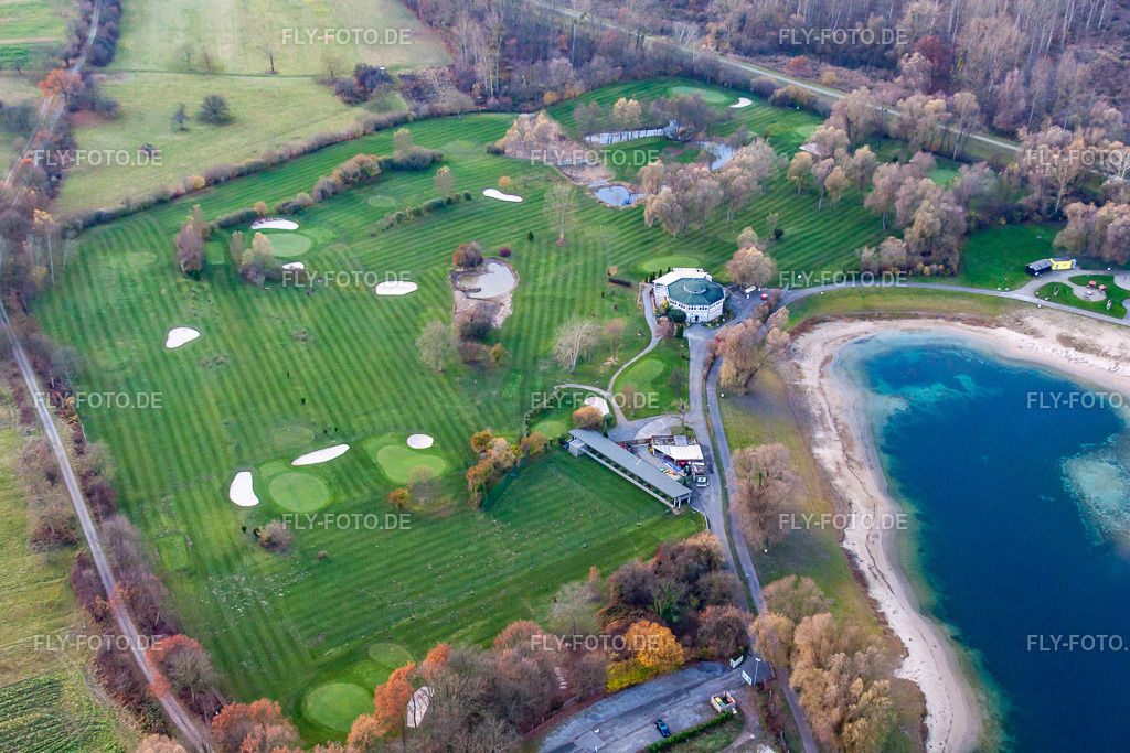 Golfclub Altrhein e.V | Luftbild: Golfclub Altrhein e.V im Ortsteil Ottersdorf in Rastatt im Bundesland Baden-Württemberg in Deutschland. Foto: IMG_22918.jpg vom 21.11.2009 durch Werner Riehm/FLY-FOTO.de - Realisiert mit Pictrs.com