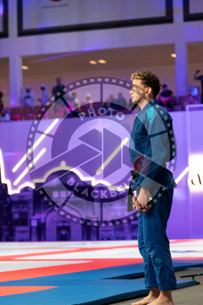 20231109PBB5087 | Fighters compete during the AJP World Professional Championship in the Mubadala Arena in Abu Dhabi, Arab United Emirates, on November 9, 2023.