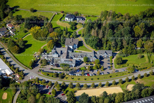 Attendorn230909446 | Luftbild, Romantik Hotel Platte, Helden, Attendorn, Sauerland, Nordrhein-Westfalen, Deutschland