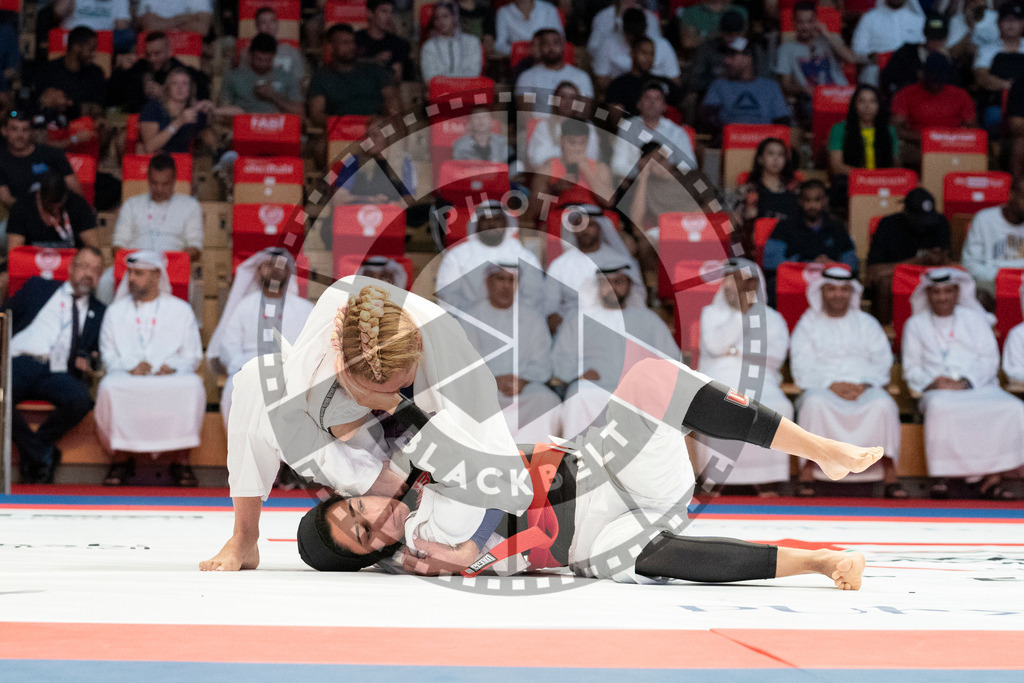 20231106PBB2755 | Fighters compete during the AJP World Master Championship in the Mubadala Arena in Abu Dhabi, Arab United Emirates, on November 6, 2023.