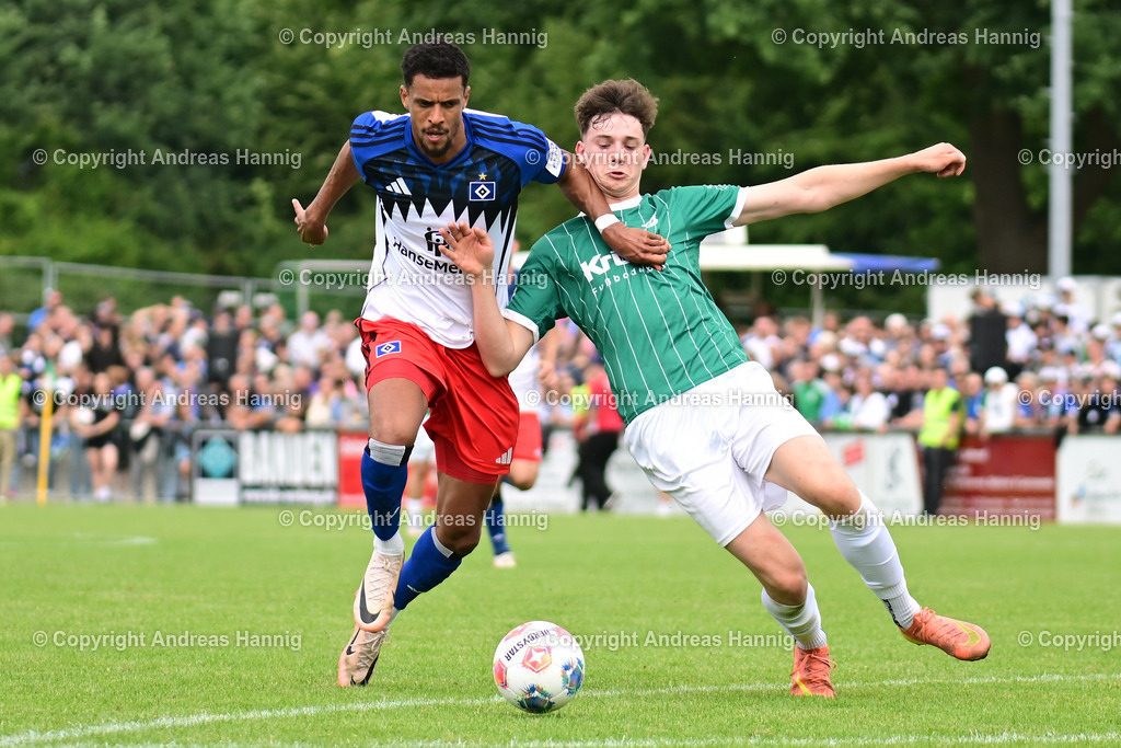 Fußball I Herren I Testspiel  I TSV Elstorf - Hamburger SV I 5.7.2025 | a-hannig - Realisiert mit Pictrs.com