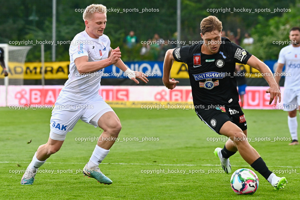 SAK vs. SK Sturm 22.7.2023 | #6 Toni Dullnig, #8 Alexander Prass