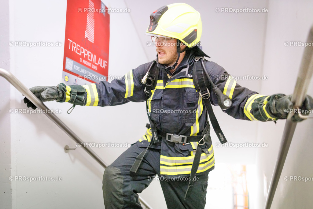 KölnTurm Treppenlauf; Köln, 03.08.2025 | Impressionen vom KölnTurm Treppenlauf am 03.08.2025 in Köln (Nordrhein-Westfalen). 