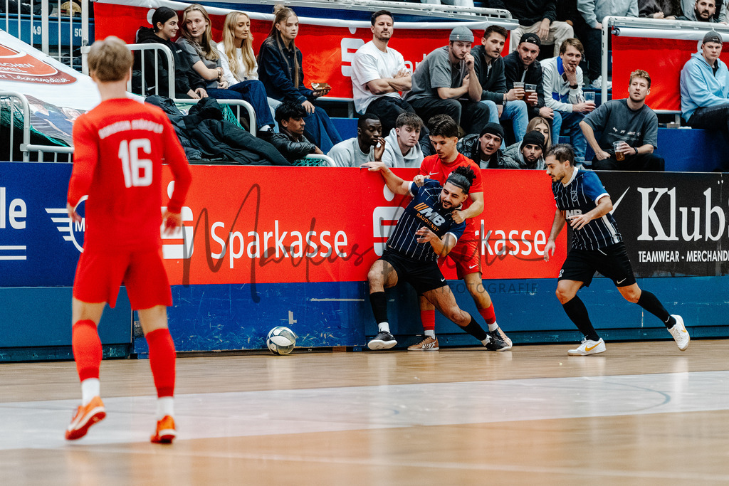 47. Stadtmeisterschaften im Hallenfußball 2025, Vorrunde | Stadtmeisterschaften im Hallenfußball 2025, Vorrunde, Sporthalle Berg Fidel in Münster. Foto: sportfotografie.ms | Markus Paletta - Realisiert mit Pictrs.com