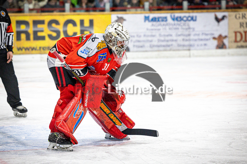 TSV Peißenberg MINERS gegen EHC Königsbrunn PINGUINE | Eishockey Bayernliga Herren Playoffs Viertelfinale 2024/25 - Spiel 4 von 7, TSV Peißenberg MINERS gegen EHC Königsbrunn PINGUINE, 20250216,Korbinian SERTL (MINERS Goali 31) im Tor, Freisteller,2025-02-16 in Peißenberg (Eisstadion Peißenberg)Korbinian SERTL (MINERS Goali 31)Copyright: WolfgangxLindner foto-lindner.de