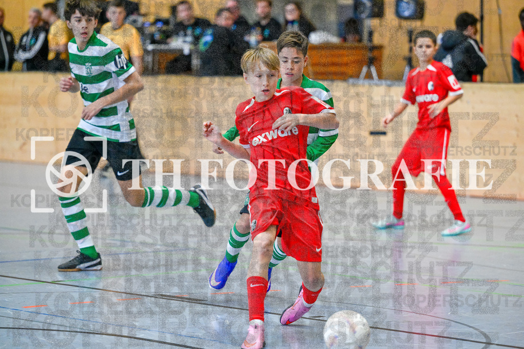 GER, Sporting - SC Freiburg, Fussball, U14 Hallenturnier, PS-Immo-Cup 2026, 18.01.2026 | Sporting - SC Freiburg