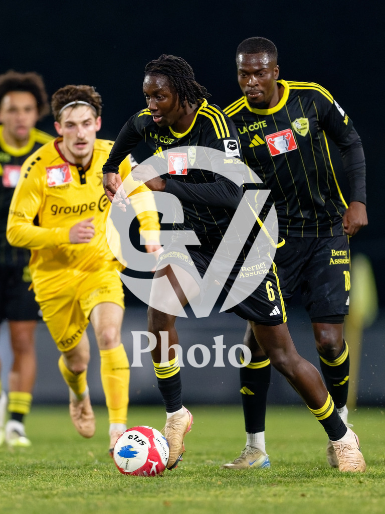 Coupe Suisse - 1/8 de finale - FC Stade Nyonnais v Neuchatel Xamax |  during the Coupe Suisse - 1/8 de finale match between FC Stade Nyonnais and Neuchatel Xamax at Centre sportif de Colovray in Nyon, Switzerland