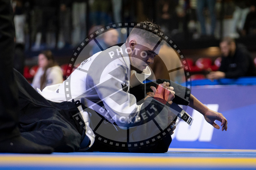 20240119PBB0450 | Fighters compete during the IBJJF European Championship in Paris, France, on January 19, 2024.