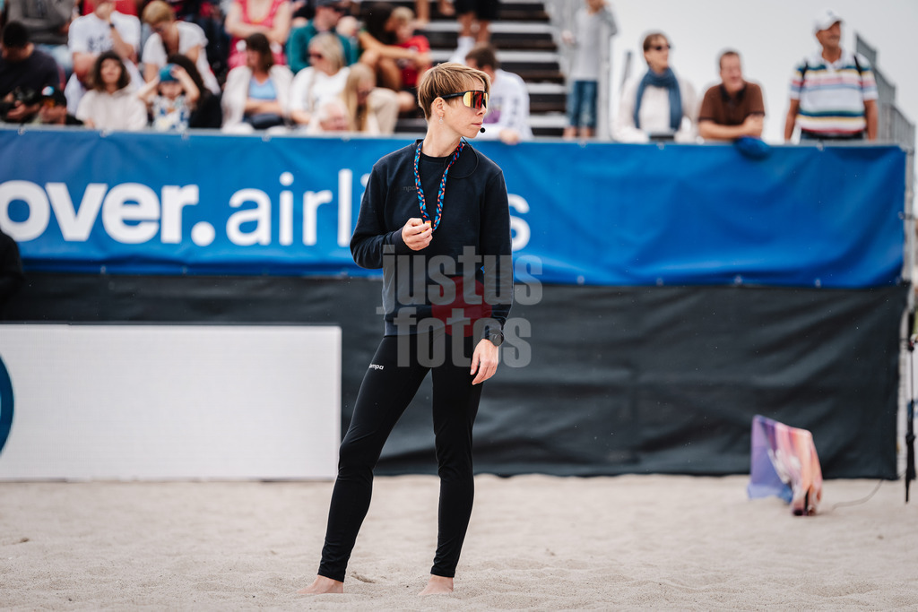 Beachvolleyball | Männer | Allianz German Beach Tour 2024 | Tourstop Kühlungsborn 2 | 18.08.2024 | Schiedsrichterin Lea Becker
