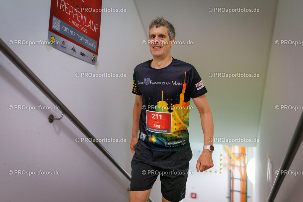 KölnTurm Treppenlauf; Köln, 03.08.2025 | Impressionen vom KölnTurm Treppenlauf am 03.08.2025 in Köln (Nordrhein-Westfalen). 