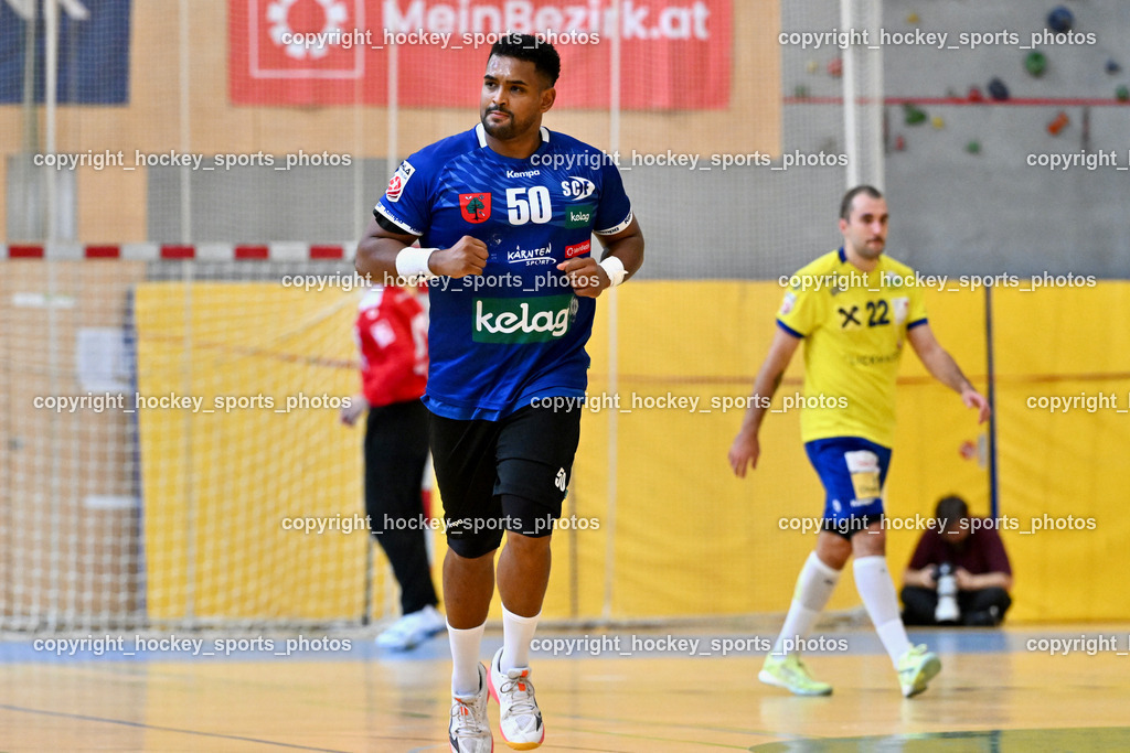 SC Ferlach vs. UHC Hollabrunn | #50 GONZALEZ-MARTINEZ Adonis, SC Ferlach vs. UHC Hollabrunn, SC Ferlach vs. UHC Hollabrunn am 20.09.2025 in Ferlach (Ballspielhalle Ferlach), Austria, (Photo by Bernd Stefan)