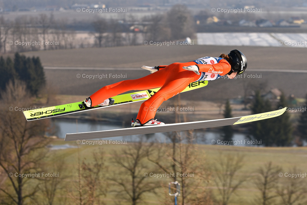 A_LUI_20230210_0015 | HINZENBACH, AUSTRIA, NORDIC SKIING, WOMEN TEAM-SKI JUMPING - FIS WORLD CUP 
IM BILD:  Sina Arnet (SUI)                

FOTO:FOTOLUI/UW