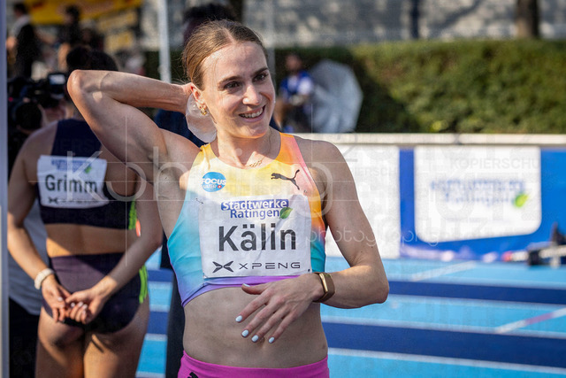 Multisport Event; Ratingen, 27.06.2026 | RATINGEN, GERMANY - JUNE 27, 2026 : Annik Kälin (SUI / Switzerland) after the 200m competing during the Multisport Event at Stadion Ratingen on June 27, 2026 in Ratingen, Germany.