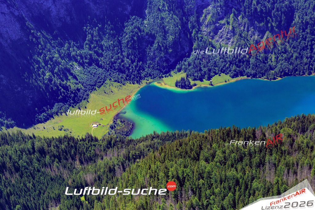 Die Luftaufnahme Saletalm - Königssee wurde 2017 mittels Flugzeug (keine Drohne) erstellt. Perfekte Schärfe und Druck- Auflösung- Garantiert!