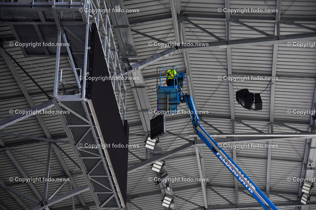 Raiffeisen Arena Linz_ Stadion_ Siegmund Gruber_ Praesident Lask Linz 31.01.2023-23 | 31.01.2023, Raiffeisenarena Linz, AUT, im Bild Raiffeisen Arena Linz, Montage Vidiwall
