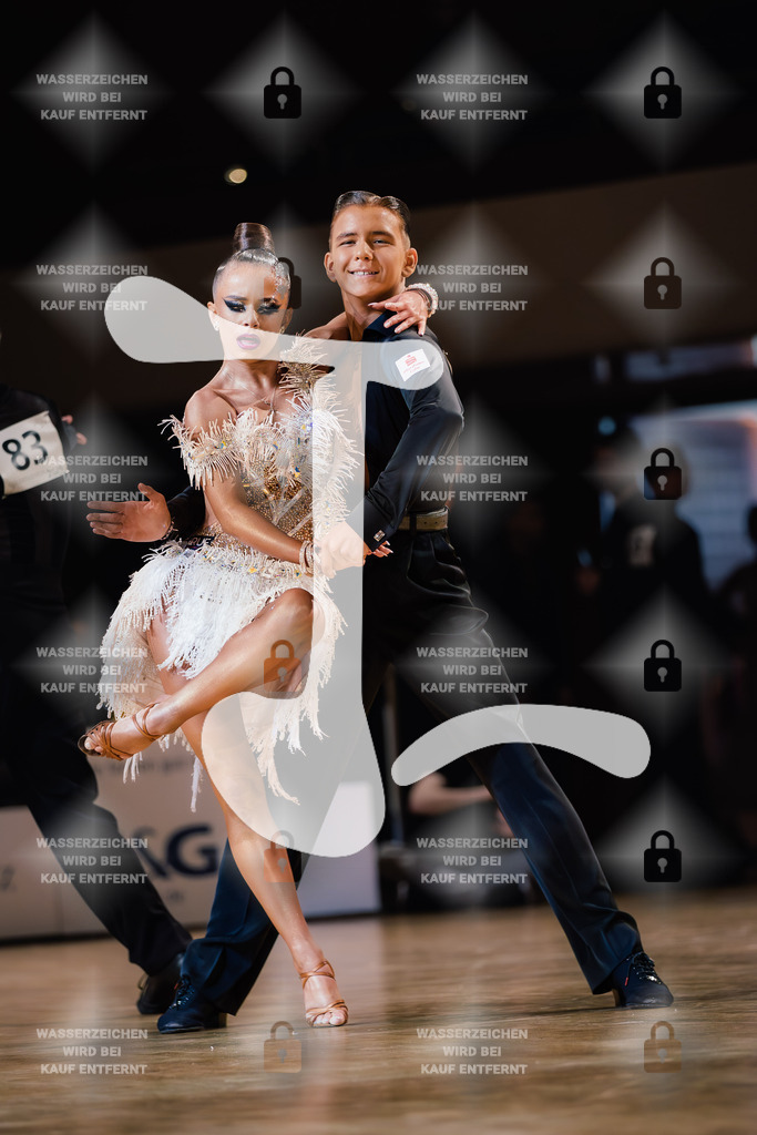 Goldstadtpokal 2025 - WDSF Open Latin Youth 2nd (72) Ivan Smekalkin _ Yeva Liermontova (Schwarz Weiß Club Pforzheim)-2025-01-25-8735 | Webshop for digital downloads and prints of dance sport, event & show photographer Julian Link - Realisiert mit Pictrs.com