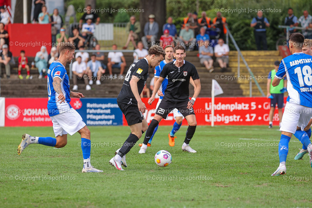 Giessen_Darmstadt (288) | 16.07.2023; Testspiel; Waldstadion Gießen; FC Gießen - SV Darmstadt 98; Ergebnis: 2:0 (0:0)